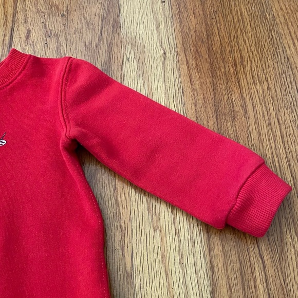 Ralph Lauren Sweatshirt Bear Ski Baby Girl Dress - Picture 4 of 7